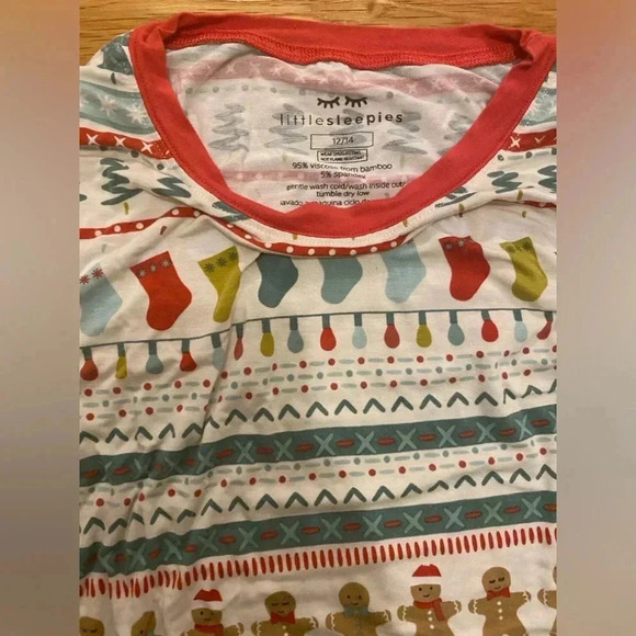 Little Sleepies Fair Isle Pajama Set - Picture 3 of 3